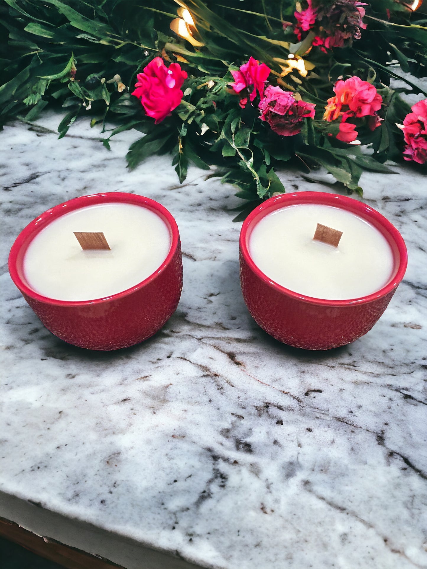 Lavender scented candles.            (2 of7oz)