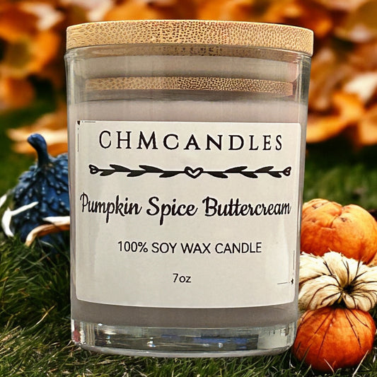 Pumpkin spice Buttercream Scented candle 7oz